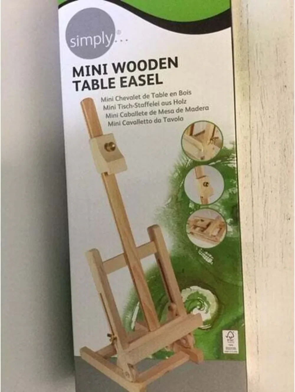 Mini Wood Table Easel DIY Ars & Craft Painting Canvas Travel En Plein Air Artist